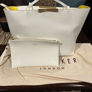 Authentic Ted Baker Leather Tote